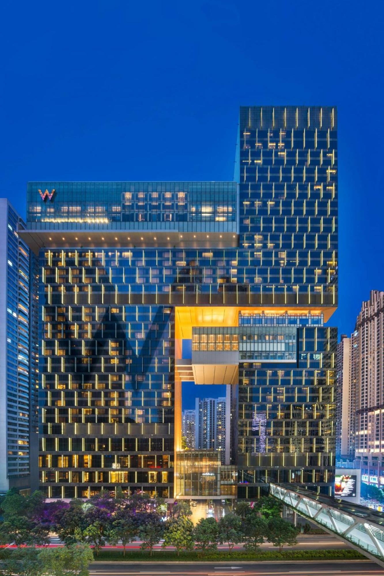 W Guangzhou Hotell Exteriör bild